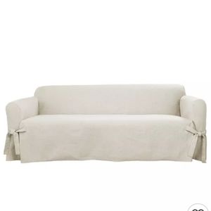 Farmhouse Basketweave Sofa Slipcover